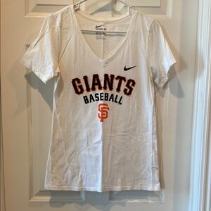 Nike White Giants Baseball Tee
